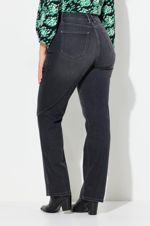 Immagine prodotto Ulla Popken Jeans modello Mary con taglio della gamba ampio e cinque tasche (28)