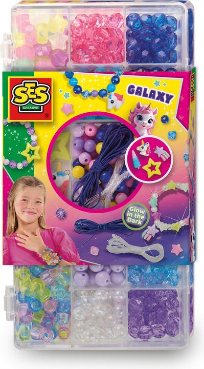 Actual product image Ses Galaxy-Schmuckperlen-Set
