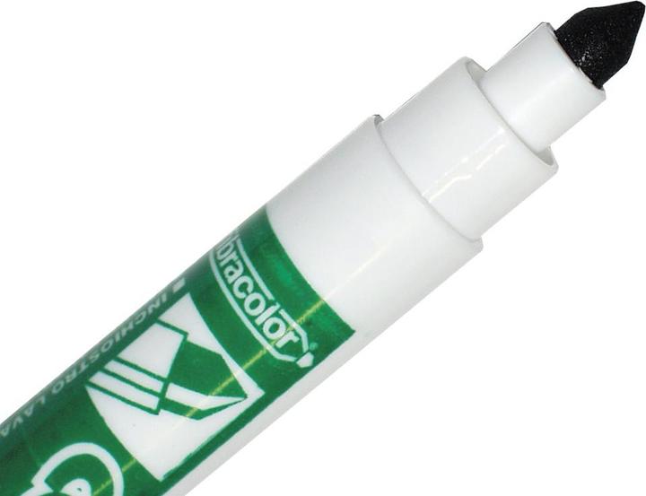Produktbild trendmarkt24 Fasermaler Riesen Set 48 Stück Box Grosspackung Faserstifte 12 Farben auswaschbar 60° (Bunt, 48 x)