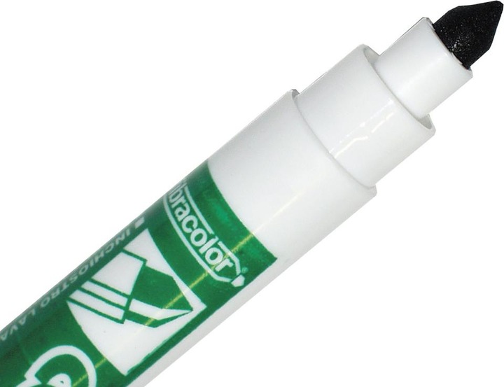 Produktbild trendmarkt24 Fasermaler Riesen Set 48 Stück Box Grosspackung Faserstifte 12 Farben auswaschbar 60° (Bunt, 48 x)
