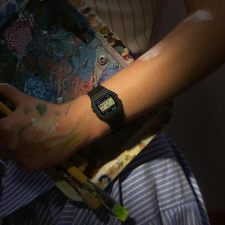 Actual product image Casio F-91w-1yer (Digital watch, 33.20 mm)