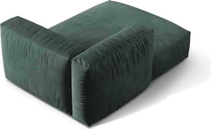 Image du produit Micadoni Chaise longue modulable gauche, "Martina", 1 Place, 176x123x75 Fabriqué en Europe (Recamière)