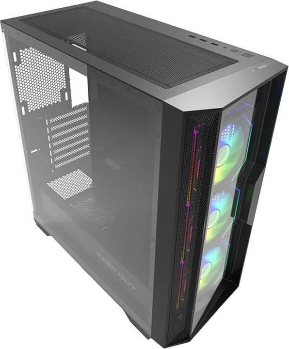 Actual product image Keep Out Gaming ATX Semi-Tower Gehäuse KEEP OUT KO XC-500 Schwarz (ATX, E-ATX, mATX, Mini-ITX)
