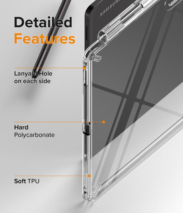 Produktbild Ringke Case for Galaxy Tab S8 Ultra FUSION* CLEAR (Samsung Galaxy Tab S8 Ultra)