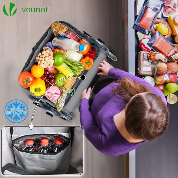 Produktbild Vounot Einkaufstrolley mit Treppensteiger