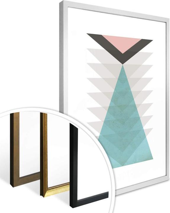 Produktbild Trenddeko Totem aqua & pink (100 x 120 cm)