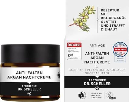 Valori nutrizionali e ingredienti Dr. Scheller Crema notte antirughe all'argan (50 ml, Crema notte)