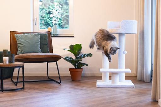 Produktbild Beeztees Kratzmöbel Serpa Figo (92 cm, Weiss)