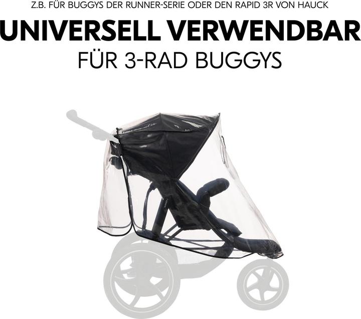Actual product image Hauck Pushchair Raincover 3W