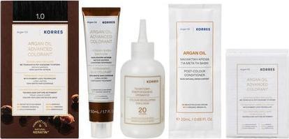 Korres Argan Oil Hair Color (1.0 Natürliches Schwarz)