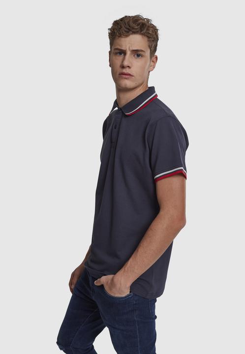 Produktbild Urban Classics Double Stripe Poloshirt (M)