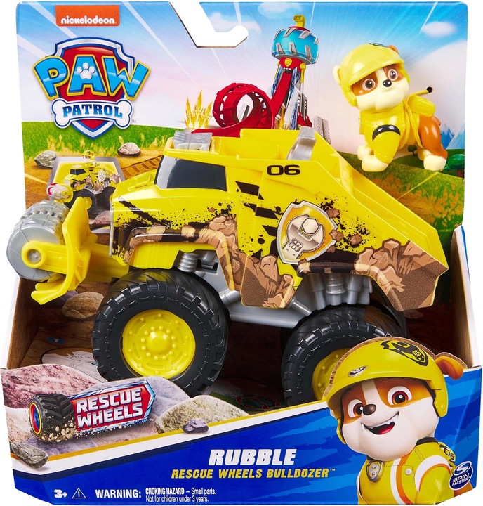 Immagine prodotto Paw Patrol Il Bulldozer di Rubble di Rescue Wheels