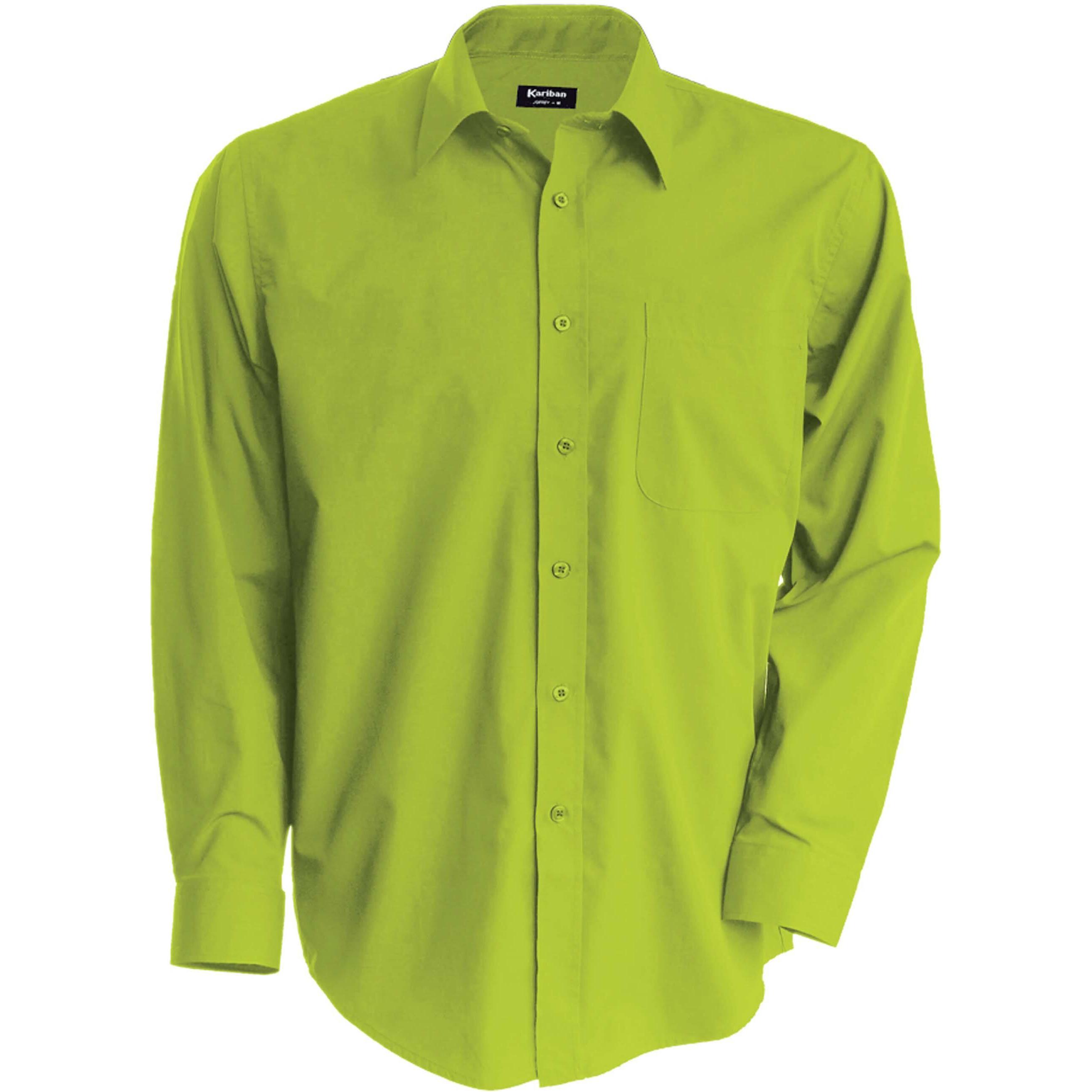 Kariban, Herren, Hemd, Jofrey, Grün, (5XL)