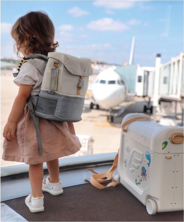 Actual product image Stokke BedBox™ + Crew BackPack™ Travel Set White/White (23 l)