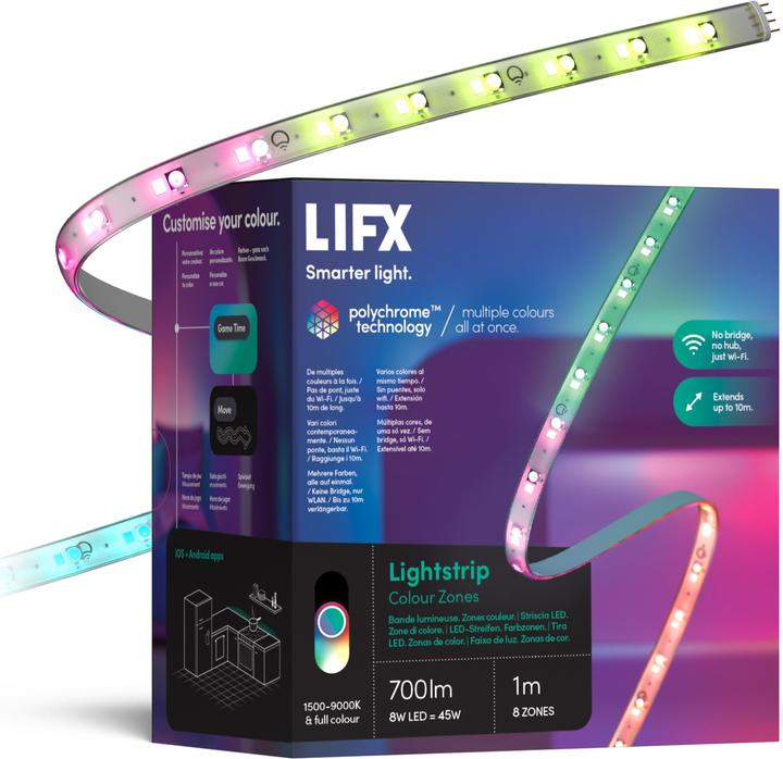 Actual product image Lifx Z Strip complete (RGB, 100 cm, Indoor)