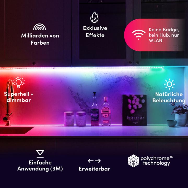 Actual product image Lifx Z Strip complete Starter Kit (RGB, 200 cm, Indoor)