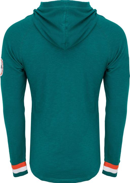 Immagine prodotto Mitchell & Ness Felpa con cappuccio in maglia fiammata - Miami Dolphins (S)