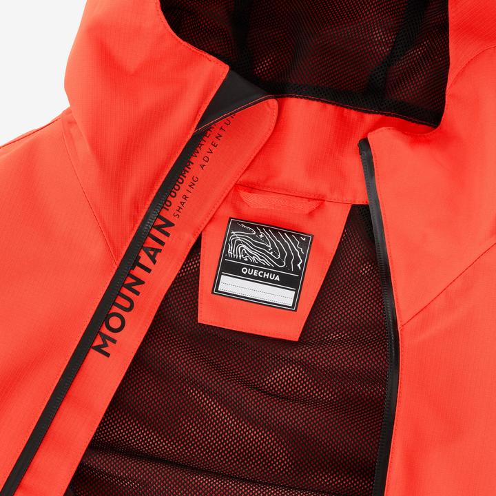 Produktbild Quechua Wanderjacke MH900 Kinder Gr. 122–170 wasserdicht Wandern orange (140)