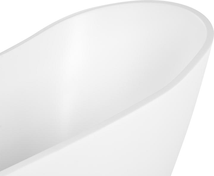 Actual product image Beliani Bath tub free-standing white oval 170 x 75 cm LONDRINA (170 l, 170 cm, 75 cm)