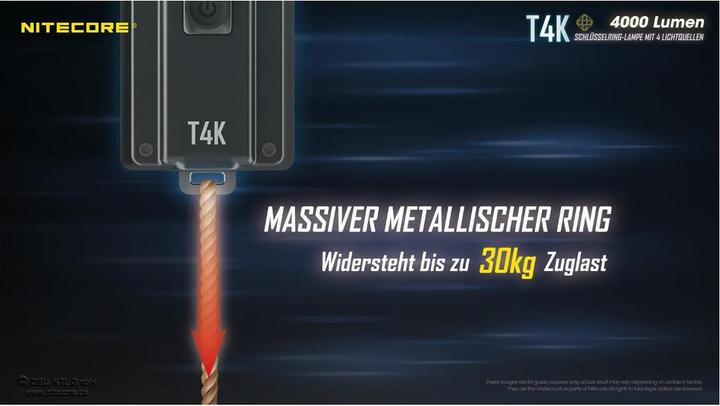 Produktbild Nitecore T4K - 4000 Lumen (8.20 cm, 4000 lm)