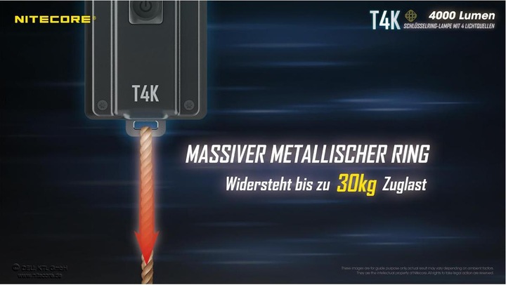 Image du produit Nitecore T4K - 4000 lumens (8.20 cm, 4000 lm)