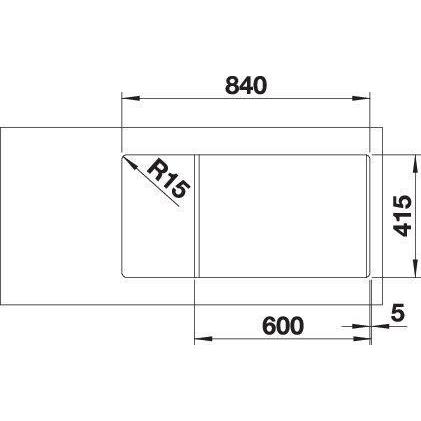 Thumbnail - Blanco, Spülbecken, Favum XL 6 S (86 cm, 43.50 cm)