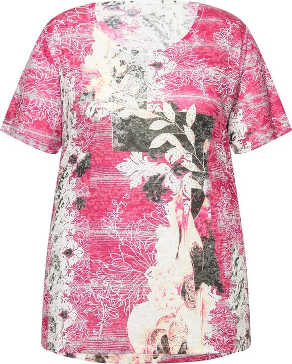 Produktbild Miamoda T-Shirt, Blumen-Druck, Halbarm (50)
