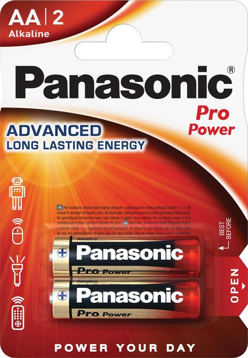 Actual product image Panasonic Alkaline Pro Power LR6PPG - Battery 2 x AA type (2 pcs., AA)