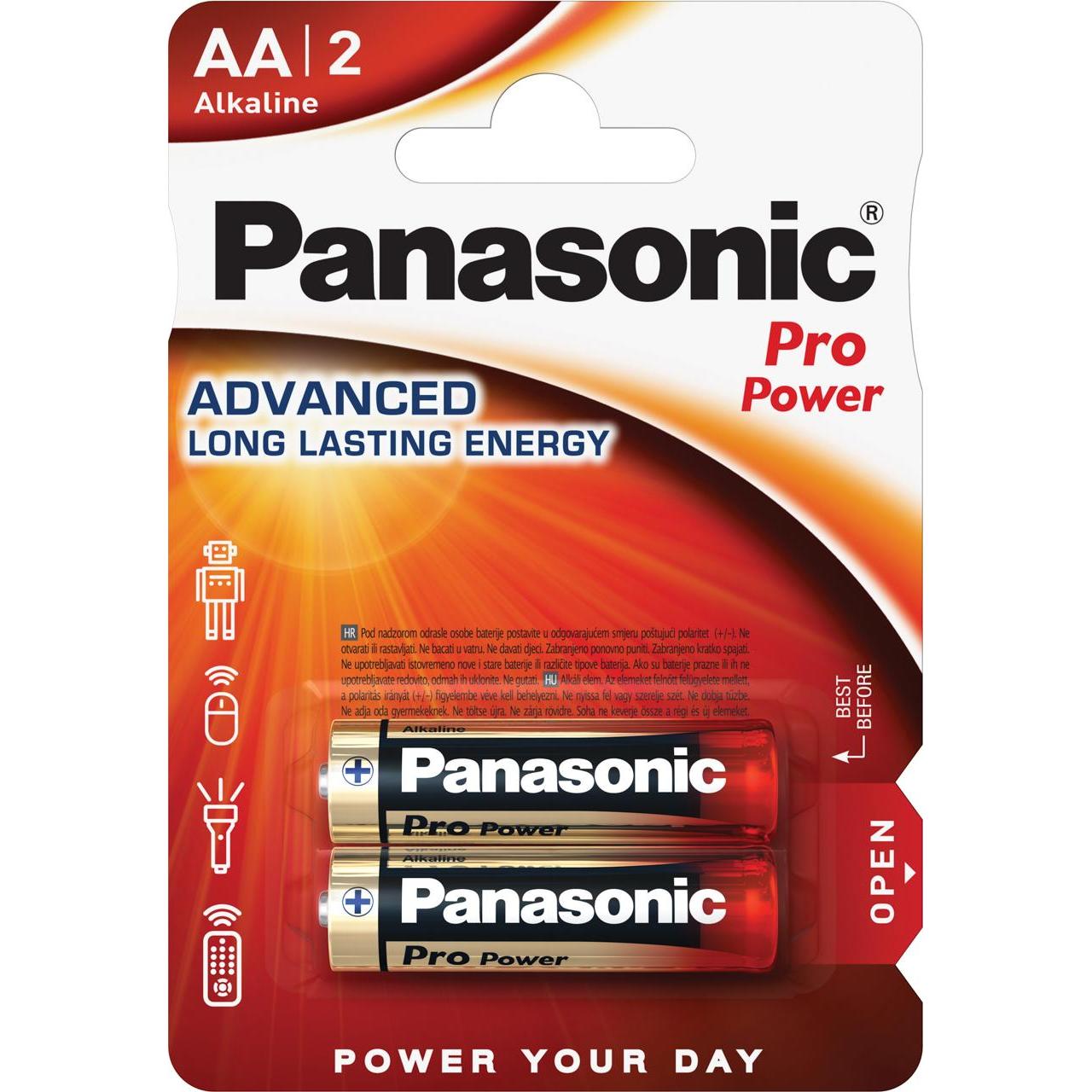 Thumbnail - Panasonic Alkaline Pro Power LR6PPG - Batterie 2 x AA-Typ (2 Stk., AA), Batterien + Akkus