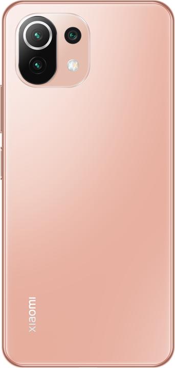 Actual product image Xiaomi Mi 11 Lite (128 GB, Peach Pink, 6.55", Dual SIM, 4G)