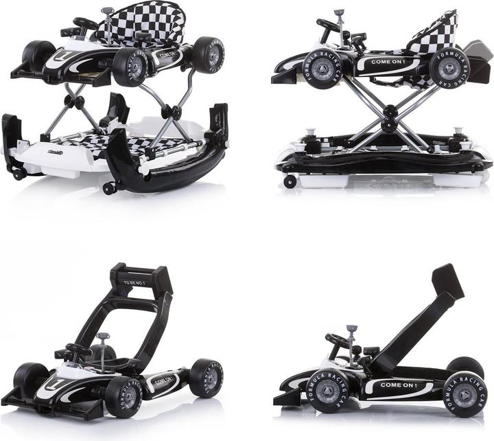 Produktbild Chipolino Interaktive Lauflernhilfe Car Racer 4in1 Schwarz+Weiss