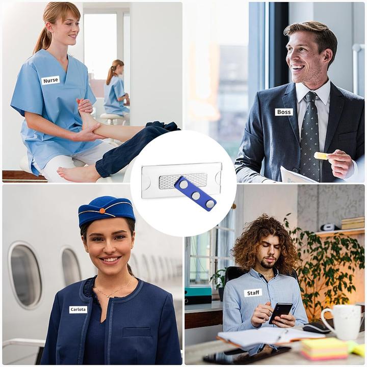 Produktbild Swissdetector Magnete - Starke, hochwertige Namensschildhalter (10x)