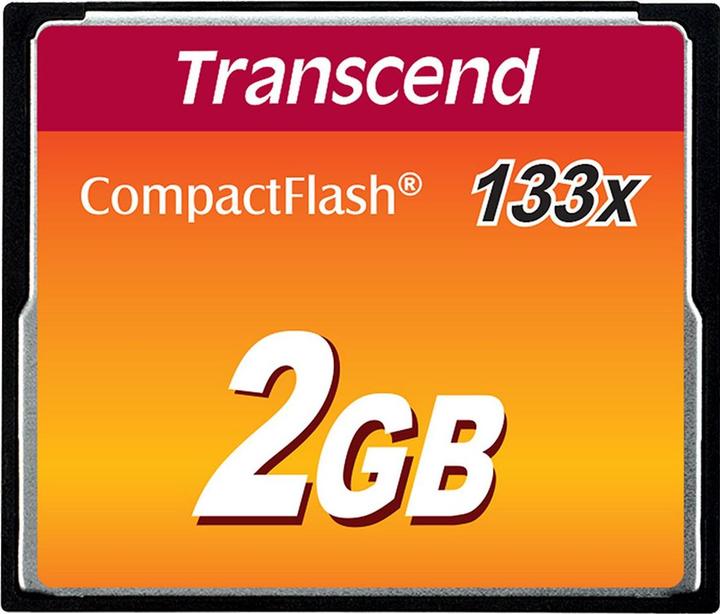 Transcend Compact Flash Card 2GB MLC (2 GB, CF)