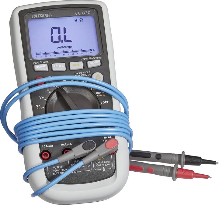 Actual product image Voltcraft Measuring line [plug