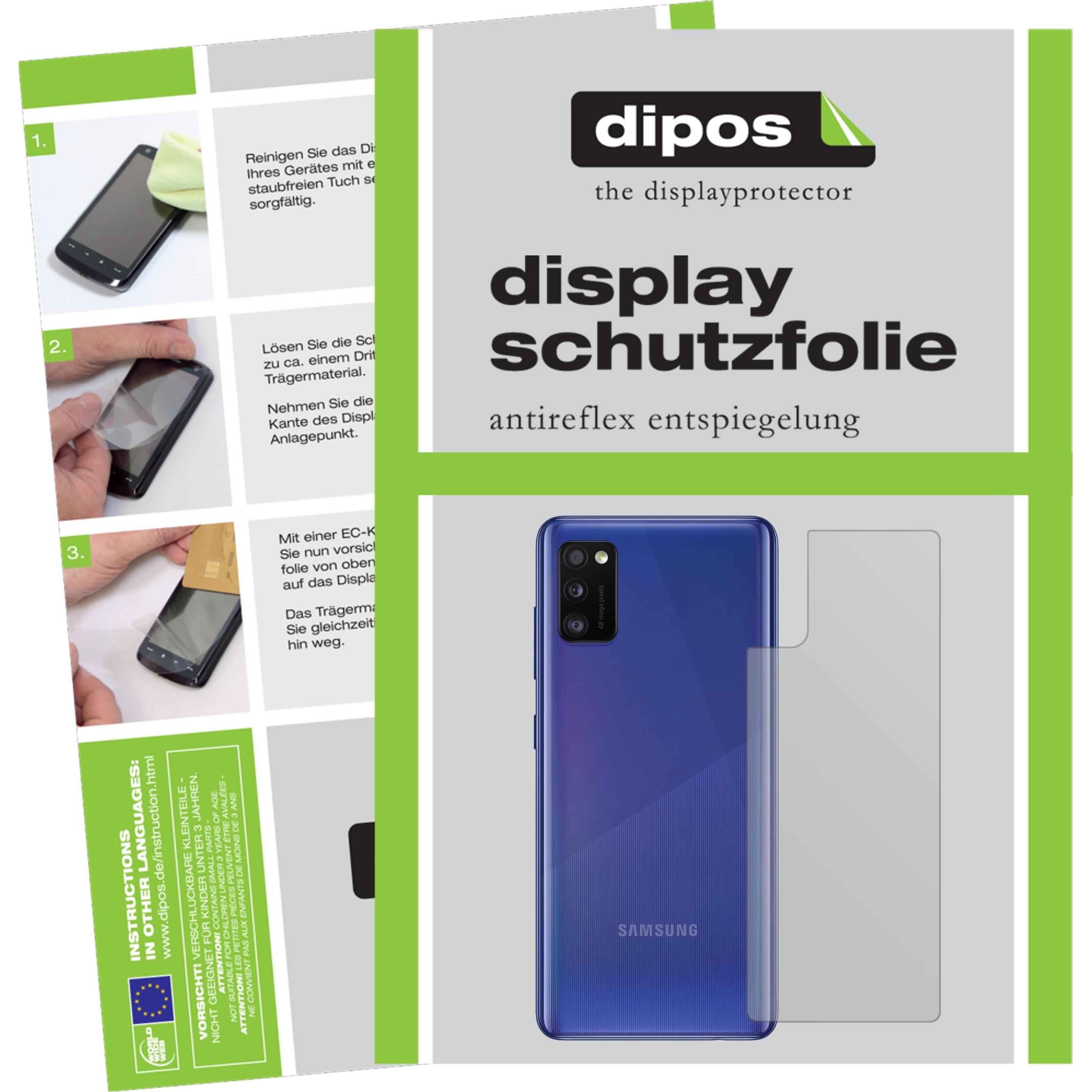 Dipos Displayschutzfolie Antireflex (2 Stück, Samsung Galaxy A41), Smartphone Schutzfolie, Transparent