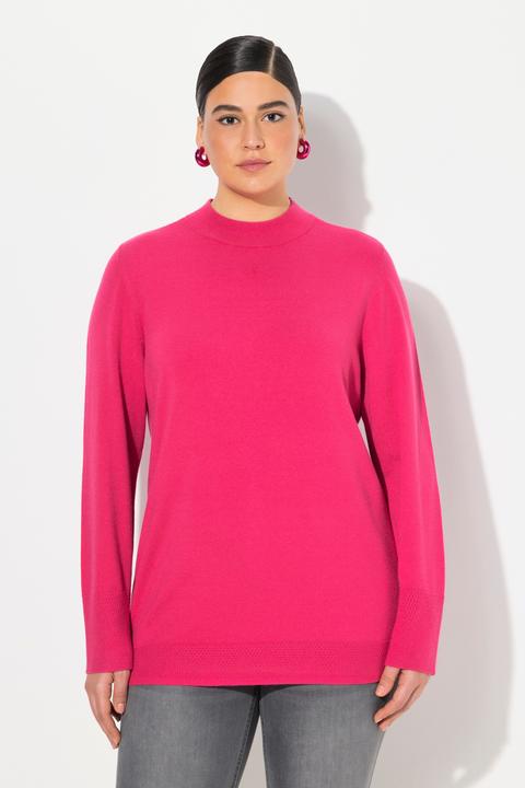 Produktbild Ulla Popken Pullover, Stehkragen, Langarm, Rippbündchen (46, 48)