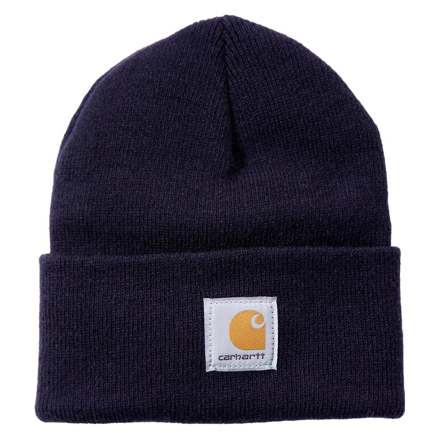 Carhartt, Mannen, Pet, A18 Muts, Blauw, (Eén Maat Voor Iedereen)