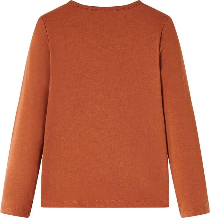 Produktbild VidaXL Kinder-Langarmshirt Cognac 116,Material: 95 % Baumwolle. 5 (116)