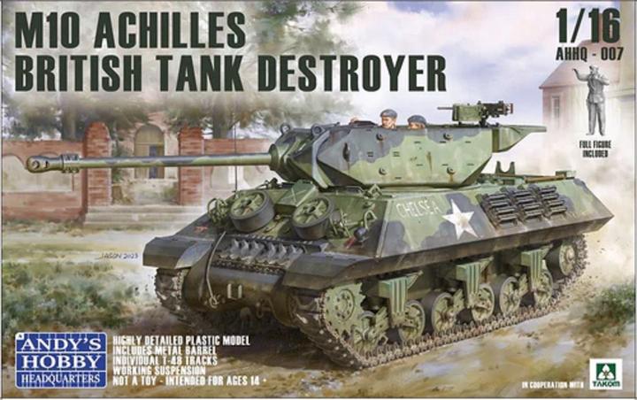 Actual product image Takom 1:16 Andys Hobby Headquarters 007 British M10 - Achilles - IIc Tank Destroyer Plastic