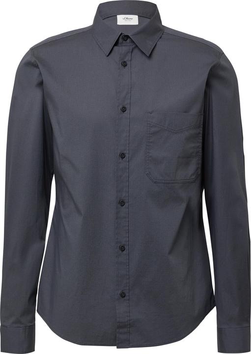 Immagine prodotto s.Oliver Hemd Slim Fit: Gemustertes Hemd mit Kentkragen (M)