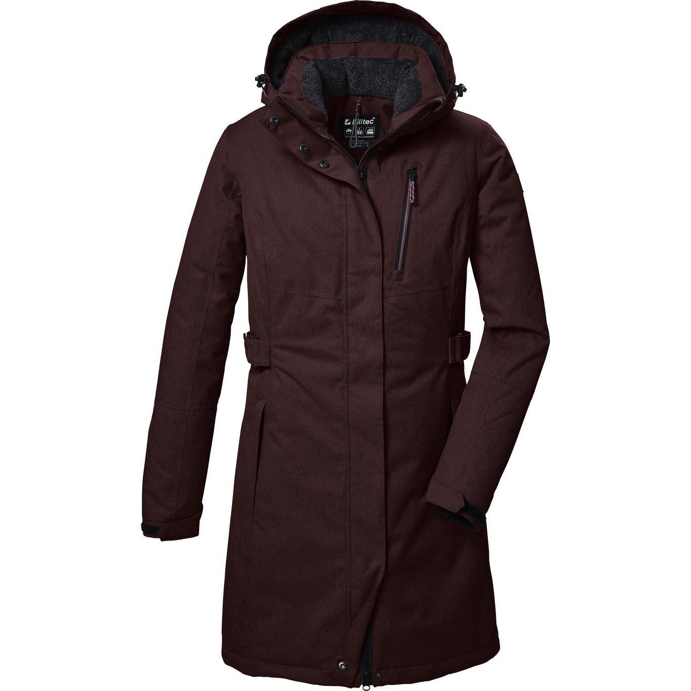killtec Kow 19 Wmn Prk dames Outdoor parka/functionele parka met capuchon killtec Kow 19 Wmn Prk dames Outdoor parka/functionele parka met capuchon