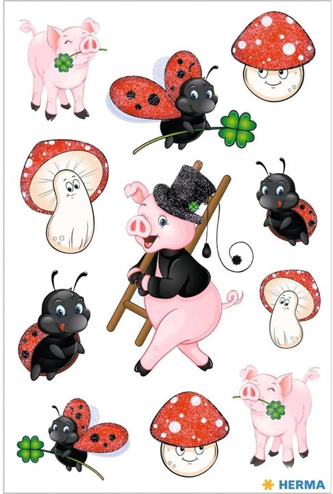 Produktbild HERMA Sticker Glück