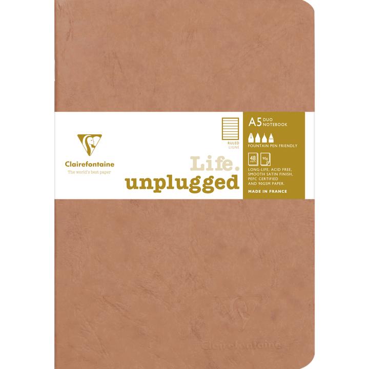 Actual product image Clairefontaine AGE BAG Set 2 booklets (AAA393, Lined, Hardcover)