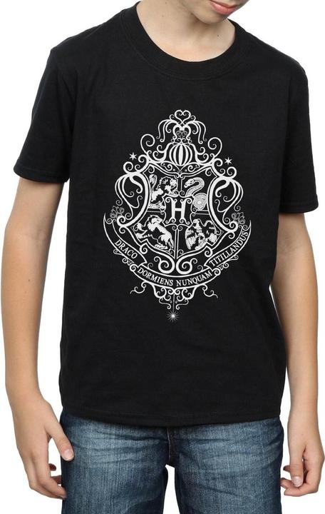 Immagine prodotto Hogwarts Draco Dormiens Crest Maglietta Ragazzi (140, 146)
