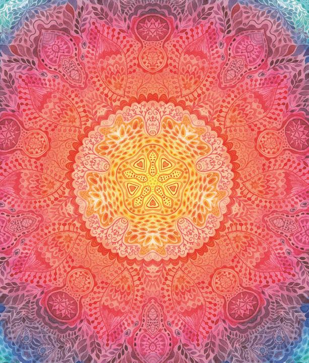 Produktbild Malbuch Inside Out - Watercolor Mandala