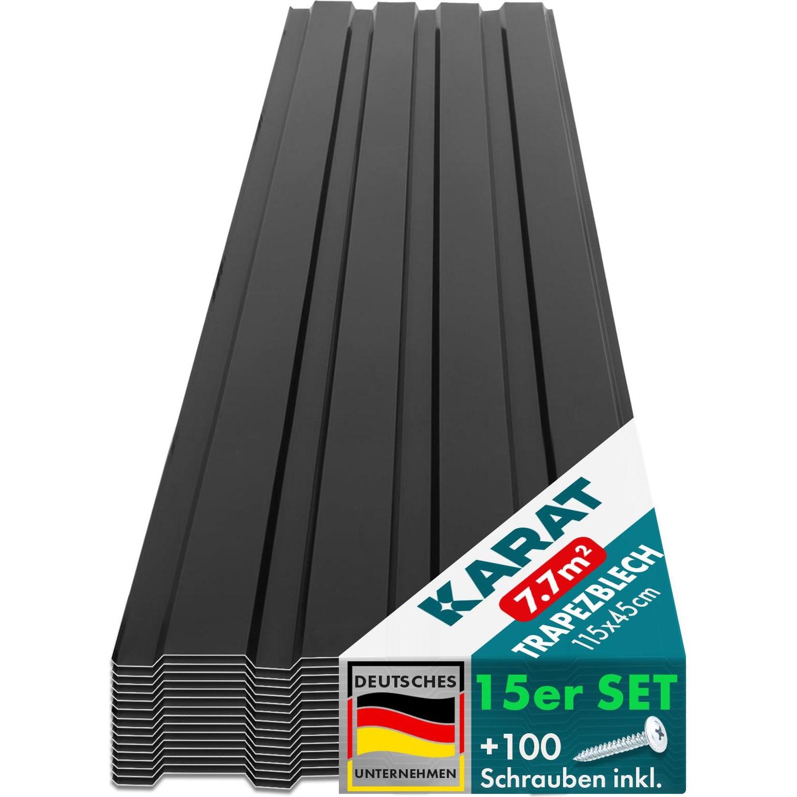 Karat, Überdachung, Trapezblech