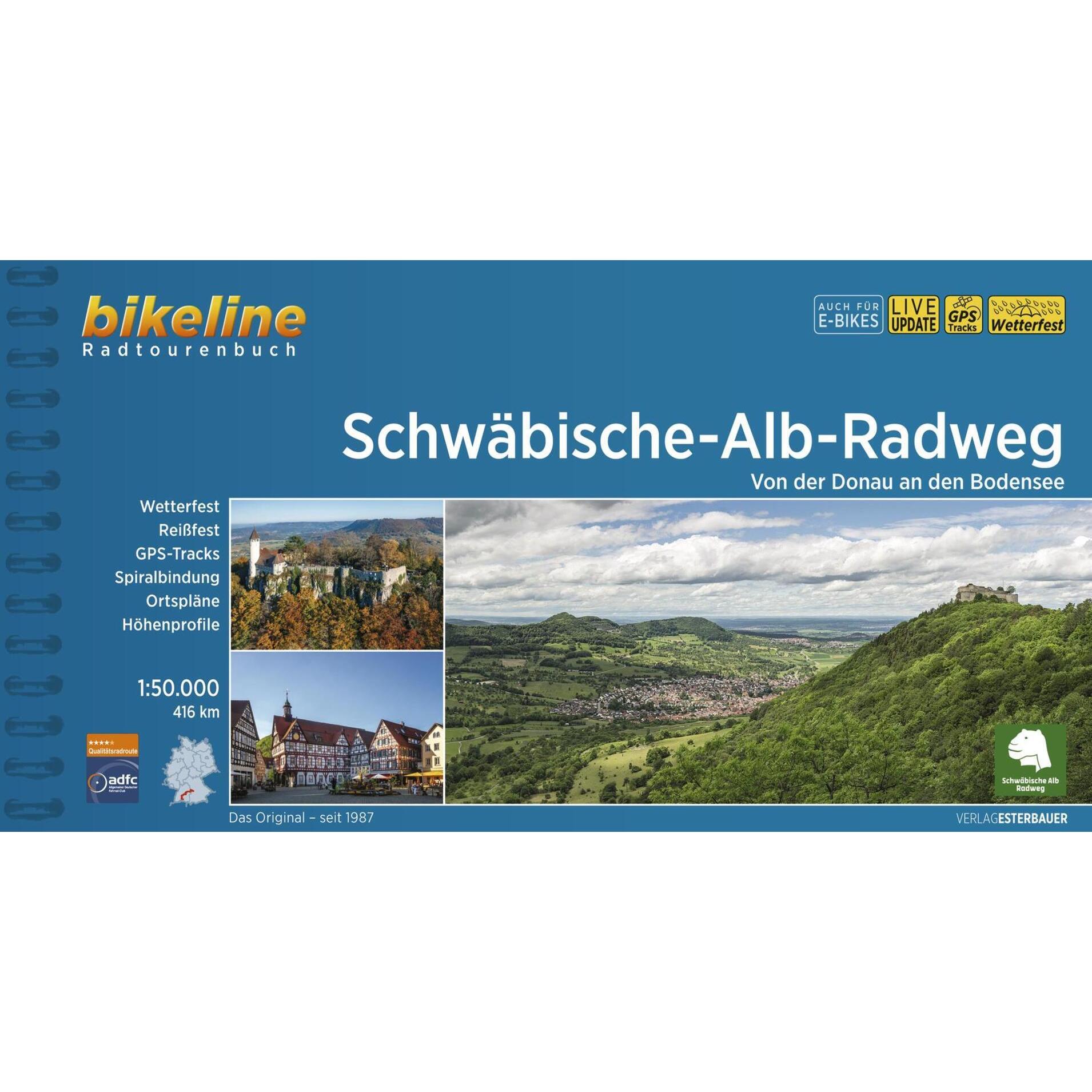 Schwäbische Alb Radweg, Ratgeber von Esterbauer Verlag