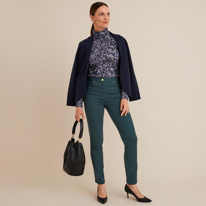 Immagine prodotto Anne Weyburn Pantaloni dritti a cinque tasche in cotone elasticizzato (Banda radio 38 (2600 MHz))