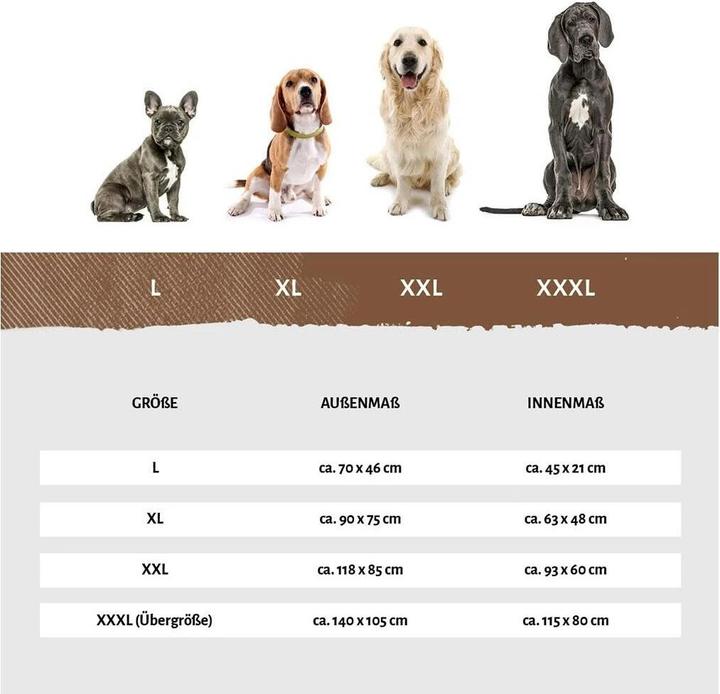 Image du produit Knuffelwuff Lit pour chien Outdoor Lucky, XL, 90 x 75 cm (Chien)
