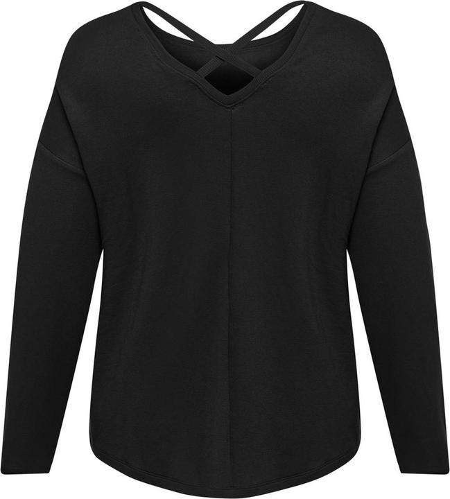 Immagine prodotto Only Top curvy a tinta unita con maniche lunghe (L)